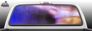 Sexy Nude Water Glass Woman Naked Rear Perf Window Graphic Decal SUV Truck Car - Picture 1 of 2