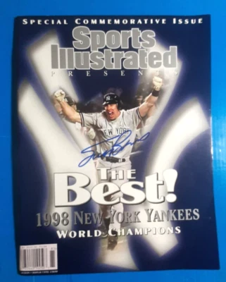 FIRMADO SCOTT BROSIUS SPORTS ILLUSTRATED 1998 SERIE MUNDIAL EDICIÓN CONMEMORATIVA Foto 1 de 3
