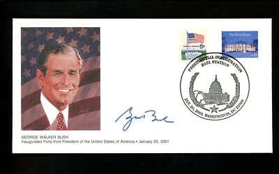 US Inauguration Day FDC George W Bush 1/20/2001 Fleetwood GWB-I- Washington DC - Image 1 of 2