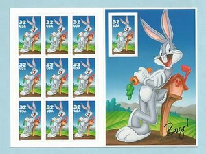 3137 US Disney NH Mint Sheet of 10 Bugs Bunny - Looney Tunes  issued year 1997 - Picture 1 of 2