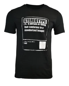 MAISON MARGIELA STEREOTYPE T-SHIRT BLACK & WHITE PRINT RARE - Picture 1 of 2