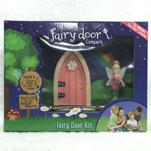 Kit de puerta rosa The Irish Fairy Door Company Let The Magic Begin nuevo - Imagen 1 de 8