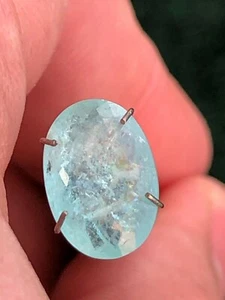 Paraiba Tourmaline Stone Oval Cut Natural Loose Real Genuine 3.2CT - Picture 1 of 3
