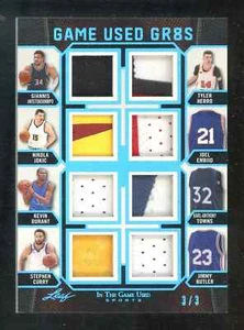 2024 Leaf In The Game Used GR8S Curry Herro Towns Butler Durant GU Patches 3/3 - Picture 1 of 2