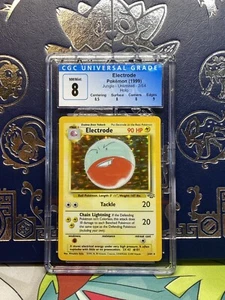 CGC 8 Electrode 1999 Jungle 2/64 Holo Pokemon Karte - Bild 1 von 2