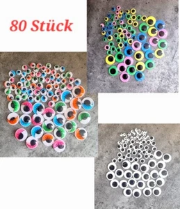 120*Wackelaugen Kulleraugen Bastelaugen Augen Googly Eyes Selbstklebend 3 Größen - Bild 1 von 4