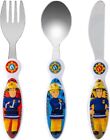 Fireman Sam Children's Kids 3pcs Cutlery Set - Knife/Fork/Spoon 
