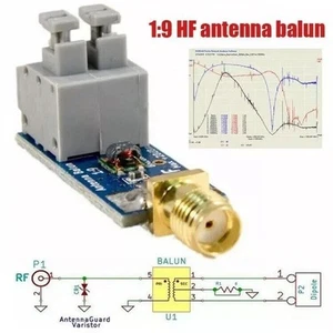Diverse Anwendungen Balun 19 Langdraht HF Antenne für RTLSDR und Amateurfunk It - Bild 1 von 12