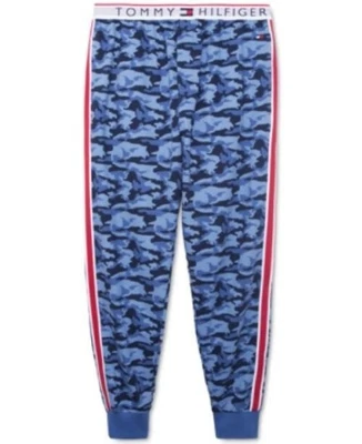 Tommy Hilfiger Hombres Moderno Esencial Camuflaje Salón Jogger Pijama Pantalones Zafiro-M Foto 1 de 4