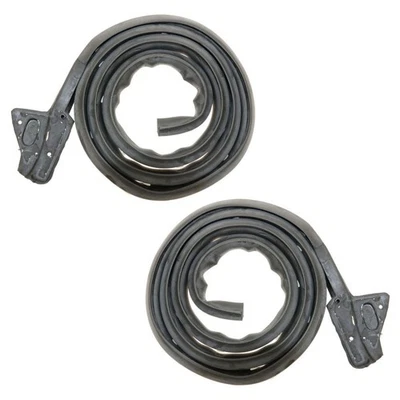 Juego de 2 pares de sellos de puerta de goma para resistente al clima para Dart Barracuda Scamp Valiant Foto 1 de 2