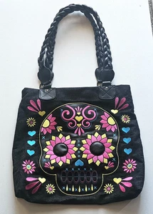 Borsa a tracolla Loungefly Dia de Los Muertos con teschio - grande - Foto 1 di 7
