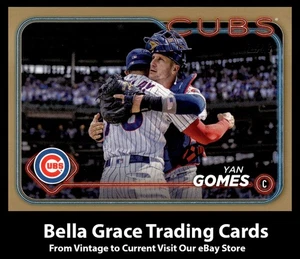 2024 Topps Series 2 Yan Gomes #581 Chicago Cubs Gold /2024 - Picture 1 of 2