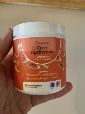 New Rosabella Fast Hydration Watermellon 5.6 Oz Drink Mix  - Image 1 of 4