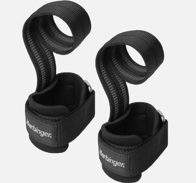 Harbinger Big Grip Pro correas de levantamiento soporte de muñeca gimnasio de levantamiento de pesas de alta resistencia Foto 1 de 3