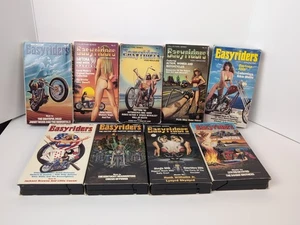 Collection Of 9 Vintage Easyrider Magazine VHS Tapes Daytona Bike Week... - Imagen 1 de 17