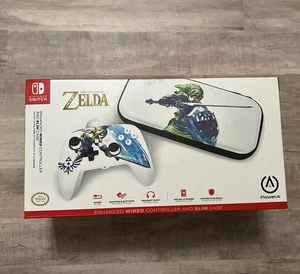 PowerA Legend of Zelda Enhanced Wired Controller & Slim Case Nintendo Switch - Picture 1 of 3