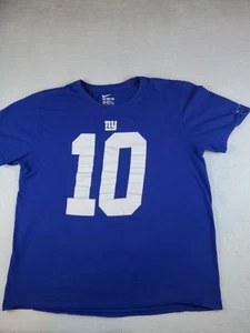 Nike Tee T-Shirt Eli Manning NYG Giants Men's XLarge Blue - Picture 1 of 23