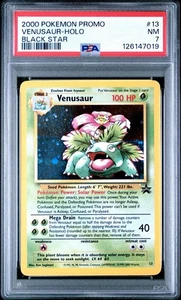 2000 Pokemon Promo Venusaur Holo Black Star PSA 7 Fresh Grade - Picture 1 of 2