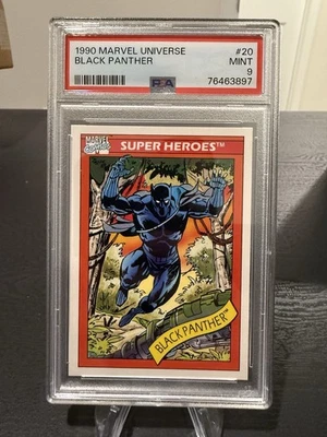 Black Panther - 1990 Impel Marvel Universe #20 PSA 9 - Image 1 of 2