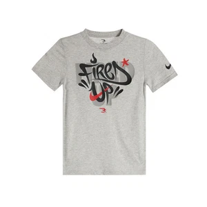 Nike Graffiti Tee Boys' T-Shirt - Grey - Picture 1 of 1
