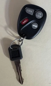 100% OEM GM 10246215 Remote Key Fob Model AB00204T Brand New w/Key - Picture 1 of 4