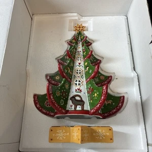 Villeroy & Boch Scandinavia Xmas Tree 14" Teelicht Kerzenhalter Nordic 2004 - Bild 1 von 12