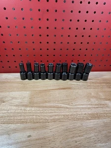 MAC Tools XUPD6 Nice 10-19mm 10-Piece 6-Pt 3/8" Drive Swivel Impact Socket Set - Bild 1 von 23