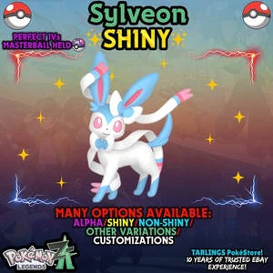 Pokemon Legends ZA π Sylveon - SHINY/NON-SHINY/ALPHAS β¨ IVs/CUSTOMS β¨ - Picture 1 of 14