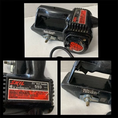 Lijadora de banda con cable SKIL Sand Cat 2-1/2" 593 120 voltios 600 FPM hecha en EE. UU.-A Foto 1 de 4