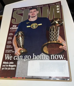 SLAM Magazine August/September 2023 NBA DENVER NUGGETS NIKOLA JOKIC Newsstand! - Picture 1 of 7