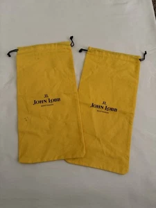 John Lobb Dust bags, Yellow #2 - Picture 1 of 8