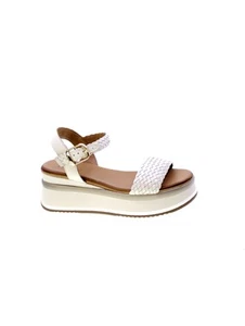 Inuovo Sandalo Fascia Intrecciata Donna Avorio A98021 - Imagen 1 de 12