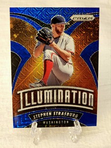 Stephen Strasburg 2020 Panini Prizm  Illumination I-1 Blue Mojo /175 Mint