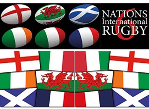 Six Nations Rugby Decoration Pack - Picture 1 of 5