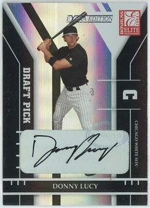 DONNY LUCY 2004 Donruss Elite Extra Edition Draft Pick AUTO /573 - Bild 1 von 2