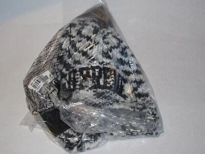 Supreme x New Era Toboggen Beanie Black / White Winter Hat Cap NEW! F/W 2022 - Image 1 of 4