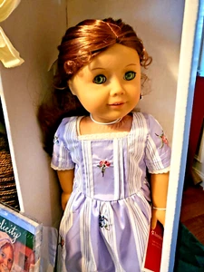 American Girl Felicity Doll Traveling Gown Accessories & Story Collection Lot - Picture 1 of 14