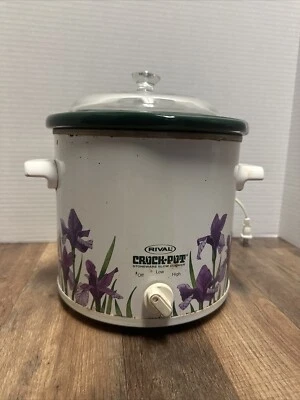 Rival Crock Pot Slow Cooker Stoneware 3100/2 3.5 Qt. Made in USA - Image 1 of 3