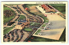 Carte postale Air View aéroport municipal de Wichita Kansas convention APS annuler A538