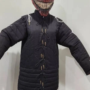 Medieval Gambeson , Medieval Long Gambeson , Thick Padded Costume for Event , - Picture 1 of 8