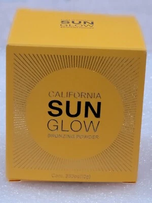 California Sun Glow Bronzing Pot Powder Clay .353 oz / 10g Sealed Expt. 2027 Box - Image 1 of 4