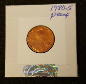 1980er Jahre Lincoln Cent EDELSTEIN DCAM-PROOF - Bild 1 von 6