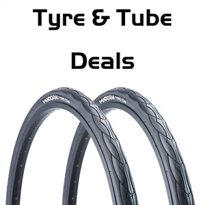 26" x 1.50" Slick Tyre Vandorm Cyclone Fast Mountain Bike Tyre Tube DEAL OPTIONS - Picture 1 of 7