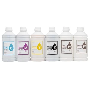 Juego de recarga a granel de botella de tinta DTF CISinks Premium grande (1000 ml x 6, CMYK 2X Wh) - Imagen 1 de 11