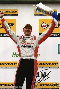 Gordon Shedden BTCC Champion Honda Yuasa Racing handsigniertes Foto 12x8" D - Bild 1 von 1
