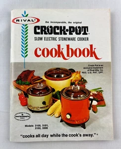 RIVAL Crock Pot Slow Cooker Vintage Cookbook Recipes Models 3100 3101 3102 3300 - Imagen 1 de 7