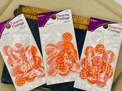 Blumenthal Lansing Novelty Buttons Bulk 3 Cards Per Lot Colorful Sewing Crafts - Image 1 of 4