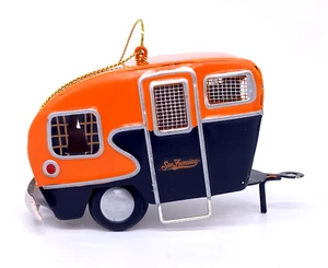 Remolque de enganche de viaje cámper corriente de aire retro adorno de los Gigantes de San Francisco - Imagen 1 de 10