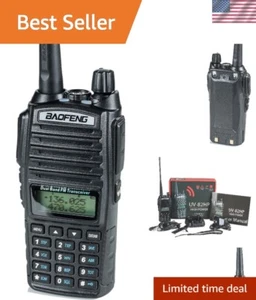 High Power Dual Band Radio: VHF 136-174MHz & UHF 400-520MHz - Waterproof Design - Zdjęcie 1 z 10