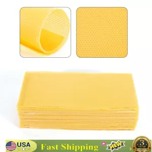 30PCS Beeswax Foundation Sheets – Durable Honeycomb Frames for Beekeeping - Picture 1 of 12